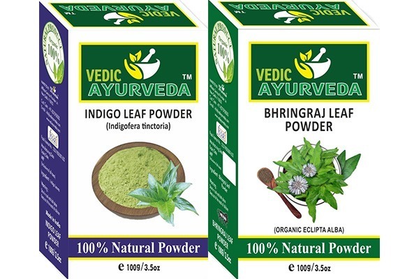 Bhringraj Indigo Combo- 100% Organic And Natural Powder