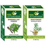 Bhringraj and neem powder