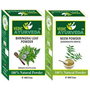 Bhringraj and neem powder