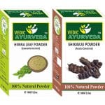 Henna Leaf and Shikakai Powder