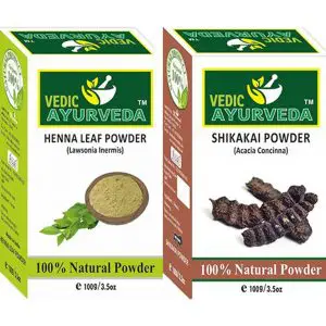 Henna Leaf and Shikakai Powder