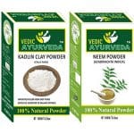Kaolin clay and neem powder