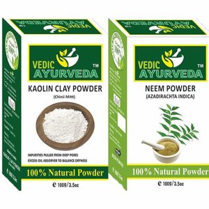 Kaolin clay and neem powder