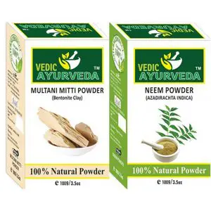 Multani Mitti and Neem powder