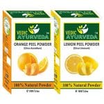 Orange and Lemon peel Powder combo