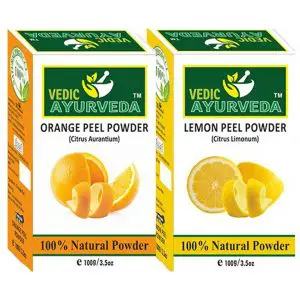 Orange and Lemon peel Powder combo