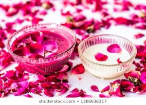 rose petal powder for skin