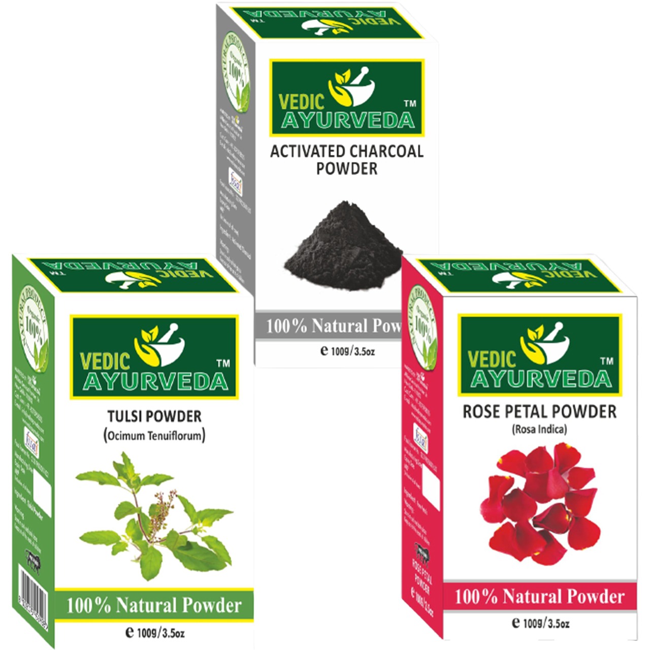 Tulsi rose Activated Charcoal