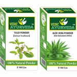 Tulsi and Aloe Vera Powder for Skin