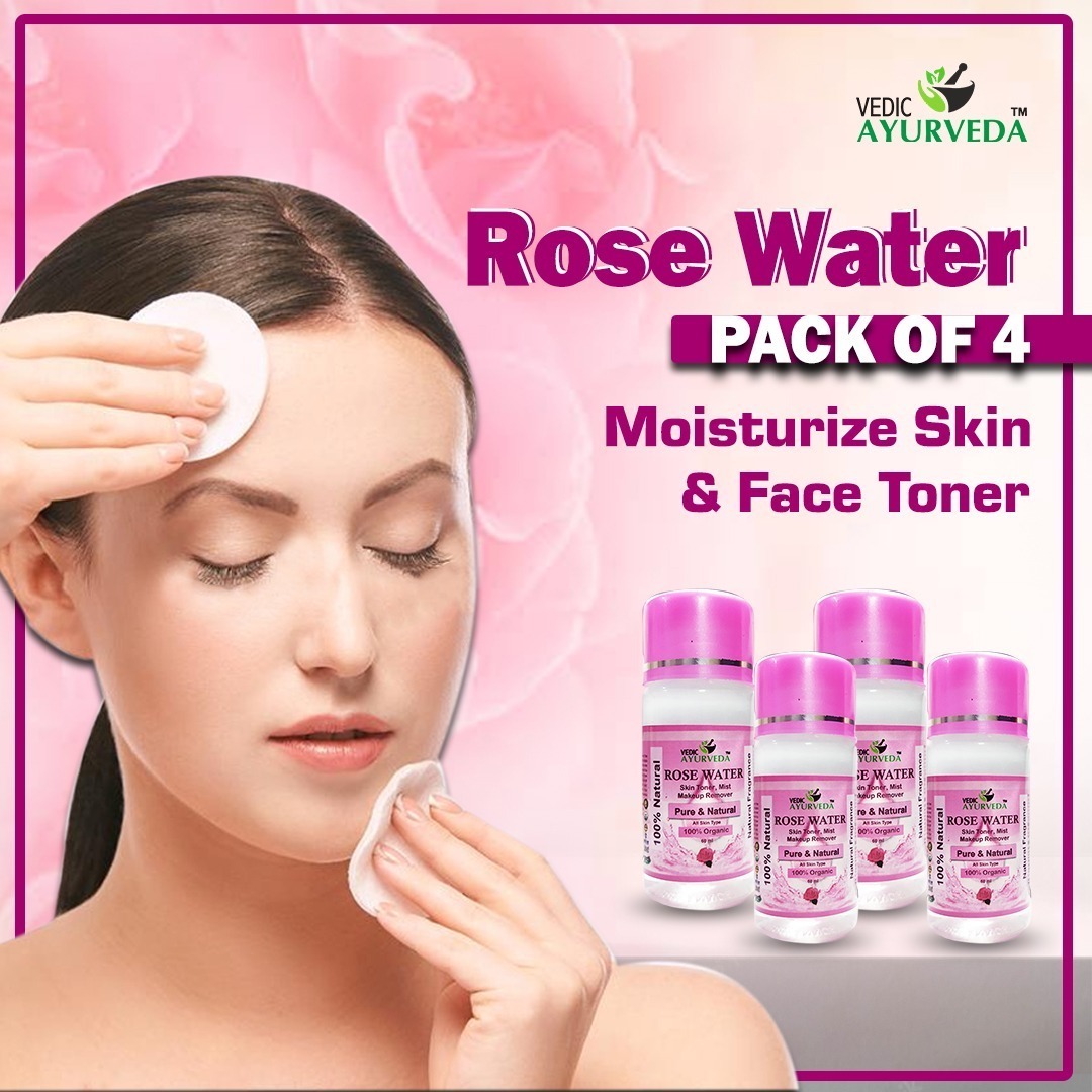 Rose Water 60ml (Pack Of 4)