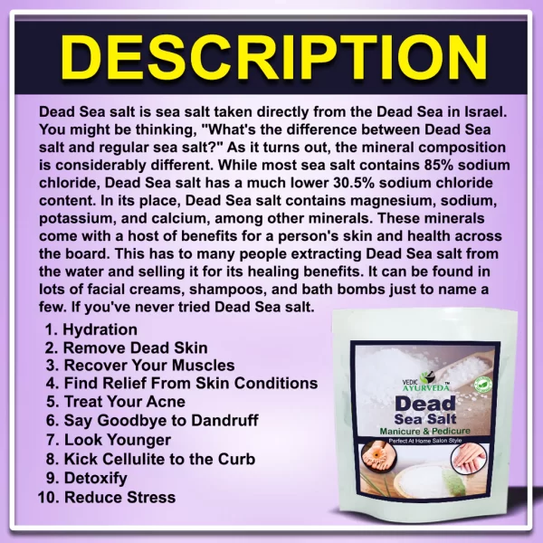 Dead Sea Salt Manicure & Pedicure kit