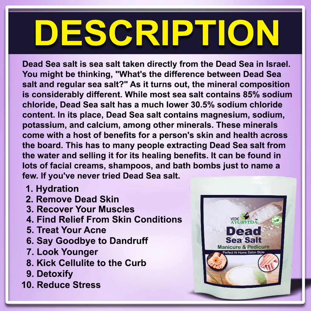 Dead Sea Salt Manicure & Pedicure kit