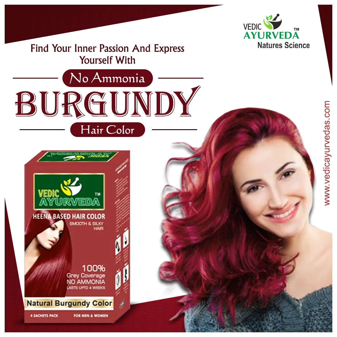 No Ammonia Burgundy Hair Dye 100g
