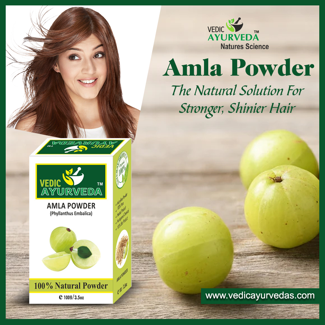 Kamaakshi Botanicals - Today's Ayurvedic Product: #AMLA 🤗 Amla Powder  (Phyllanthus emblica) and its benefits in promoting women's health. 🌿 . . Amla  Powder confers a multitude of benefits to the woman.