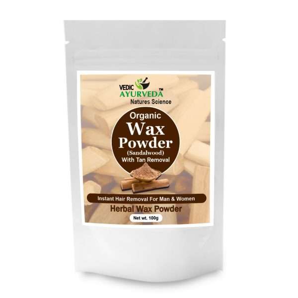 Sandalwood Herbal Wax Powder for Effortless Hair Removal (100g )