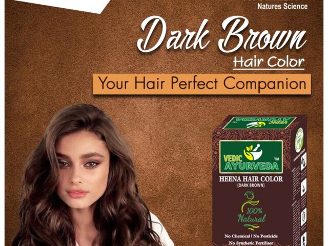 Vedicayurveda	Heena Hair Color Dark Brown: The Natural Solution for Beautiful	Hair