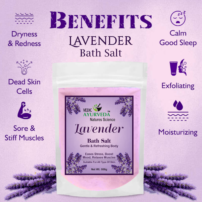 Lavender Bath Salt for Relaxation and Healthy Skin