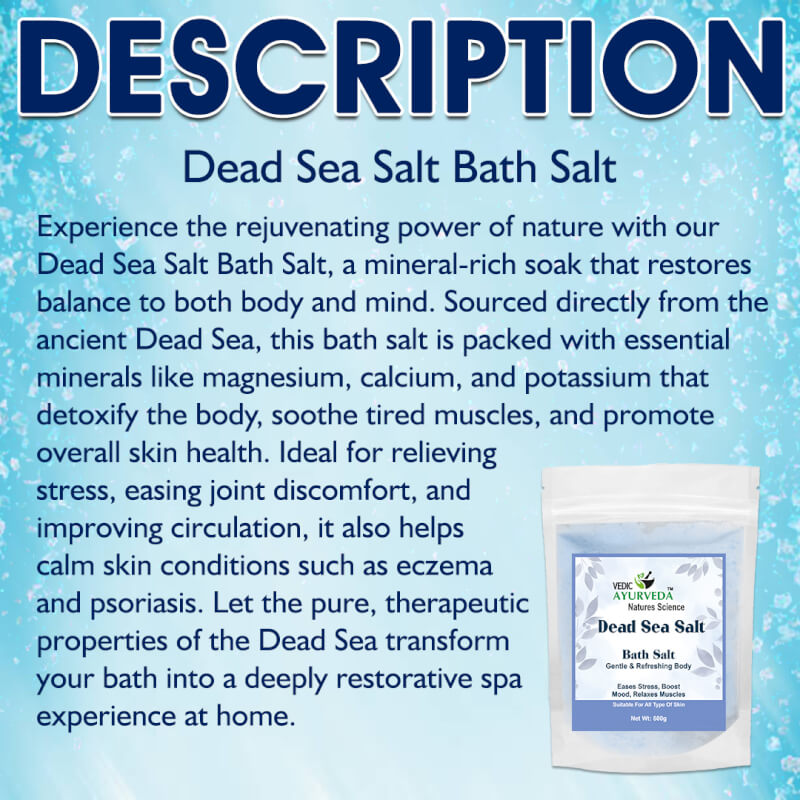 Dead Sea Salt and Lavender Bath Salt Combo Pack for Muscles Aches Pain Relaxation and Detox, 200g Each, 2 Pack - Image 3