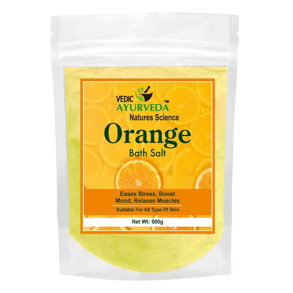 Orange Peel Powder for Skin – Benefits, Uses & DIY Face Packs 2 Orange Bath Salt for Refreshing Skin and Relaxing Spa Bath