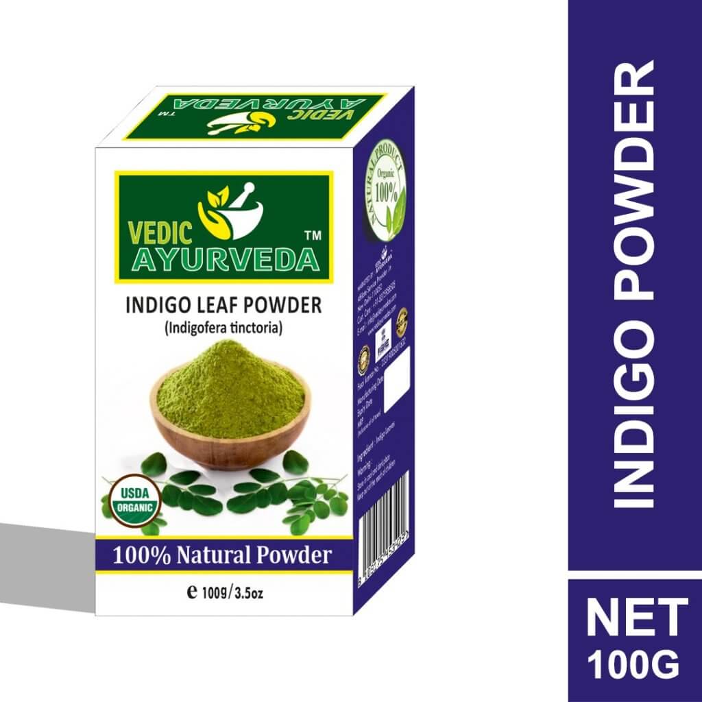 Indigo Leaf Powder for Natural Hair Color