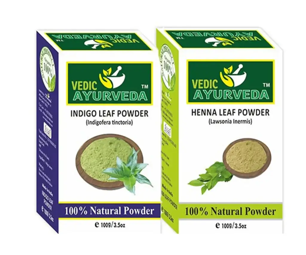 Indigo and Henna Leaf Powder for Hair Colour