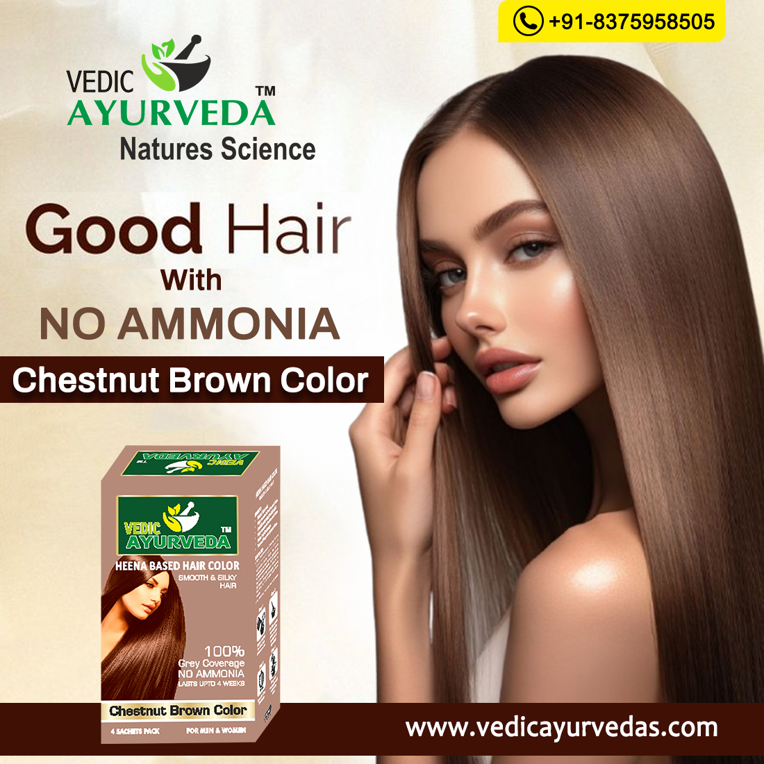 Chestnut Brown Hair Color