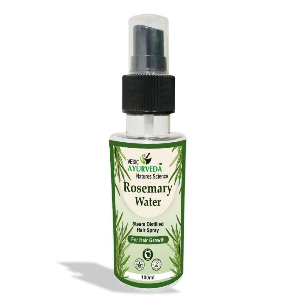 VedicAyurveda Rosemary Steam Distilled Hair Spray for Stronger and Healthier Hair