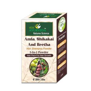Amla Shikakai Reetha Powder: Natural Hair Care for Strong, Healthy-Looking Hair 2 Amla Shikakai Reetha
