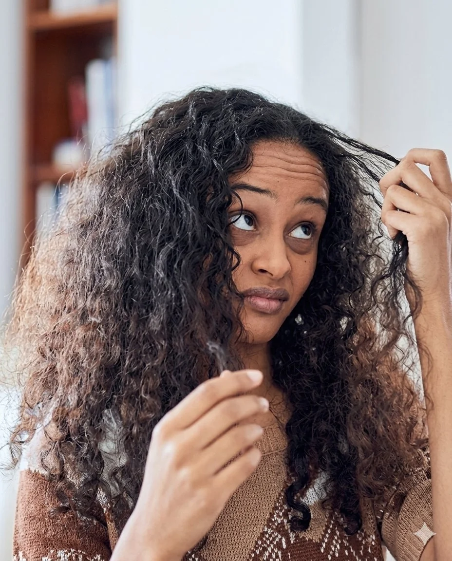 frizy hair