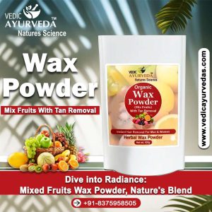 Skin Smoothing Mix of Fruits & Wax Powder | Easy Hair Removal & Care 1 Mix Fruits Wax Powder
