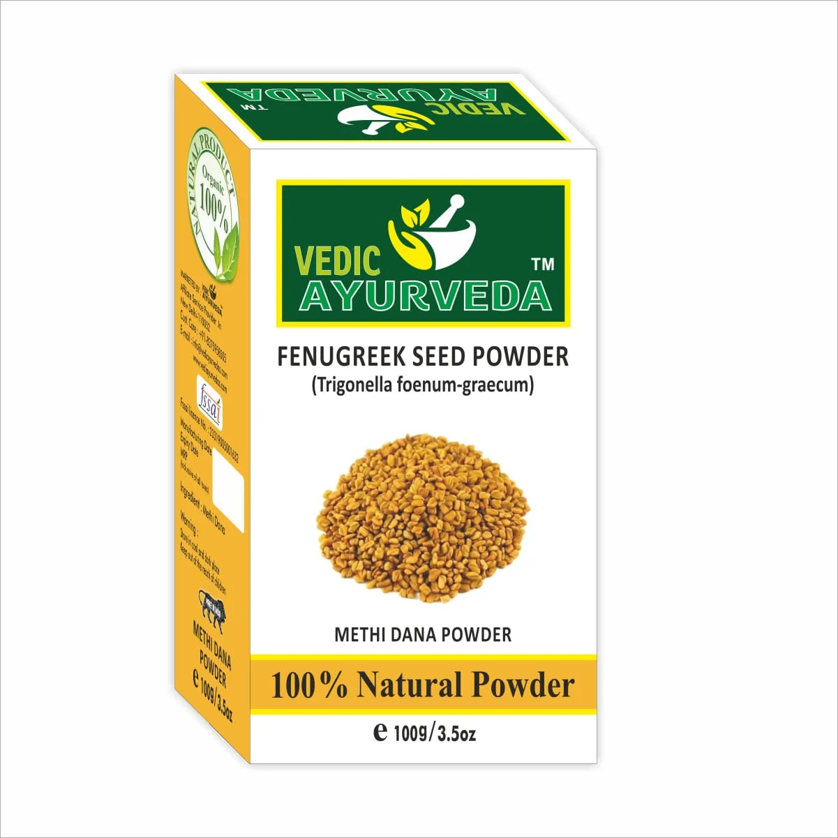 Fenugreek Seed Powder for Skin and Hair