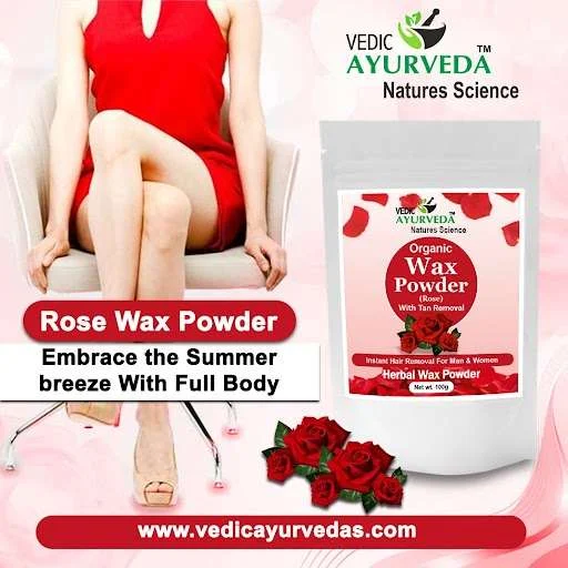 Unlock Smooth and Radiant Skin Rose Herbal Wax Powder For Hair Removal 2 Rose Herbal Wax Powder For Hair Removal