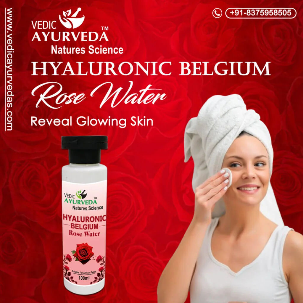 Hyaluronic Belgium Rose Water - 100ml - Tones & Rejuvenates Skin | Helps Maintain Skin's PH Balance | Helps Tighten the Pores and Gently Tones the Skin 8 Hyaluronic Belgium Rose Water