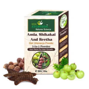 7 Amla Shikakai Reetha Shampoo Powder for Hair Growth (200gm) | Natural Herbal Hair Cleanser