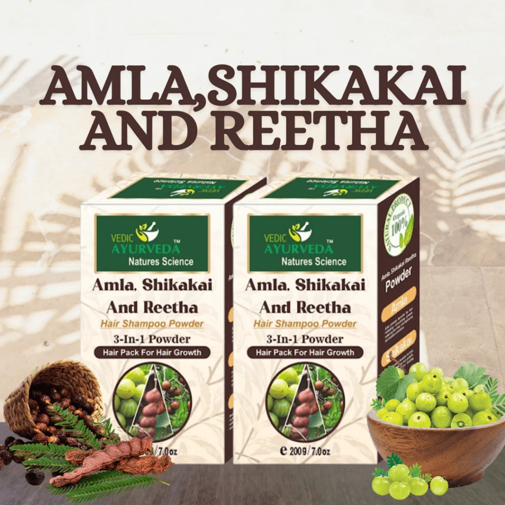 Amla Shikakai And Reetha
