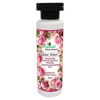 7 Natural Brightening Rose Toner for Glowing & Hydrated Skin 2 VedicAyurveda Toner for daily skincare and refreshed healthy-looking skin
