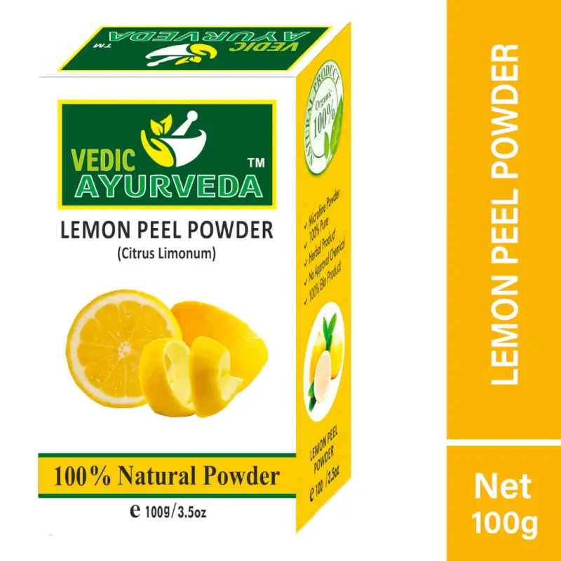 1 Lemon Peel Powder for Skin – Natural Glow & Brightening | Vedic Ayurveda 2 IMAGES 1024x1024 3 1