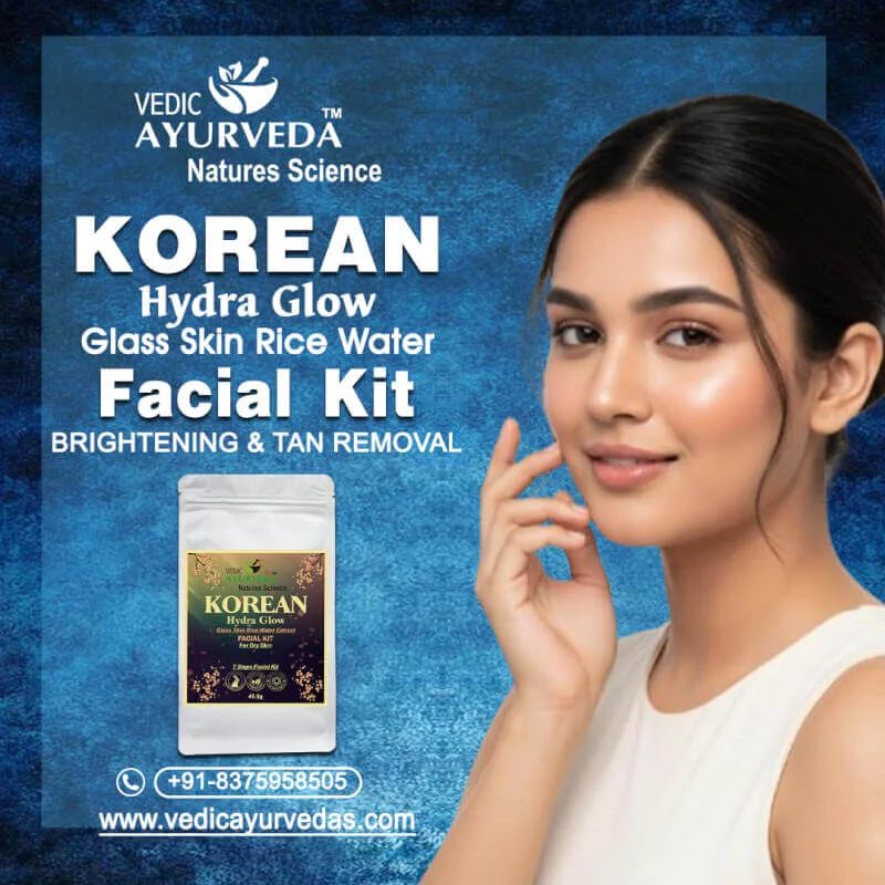 Korean Hydra Glow Facial Kit For Dry Skin
